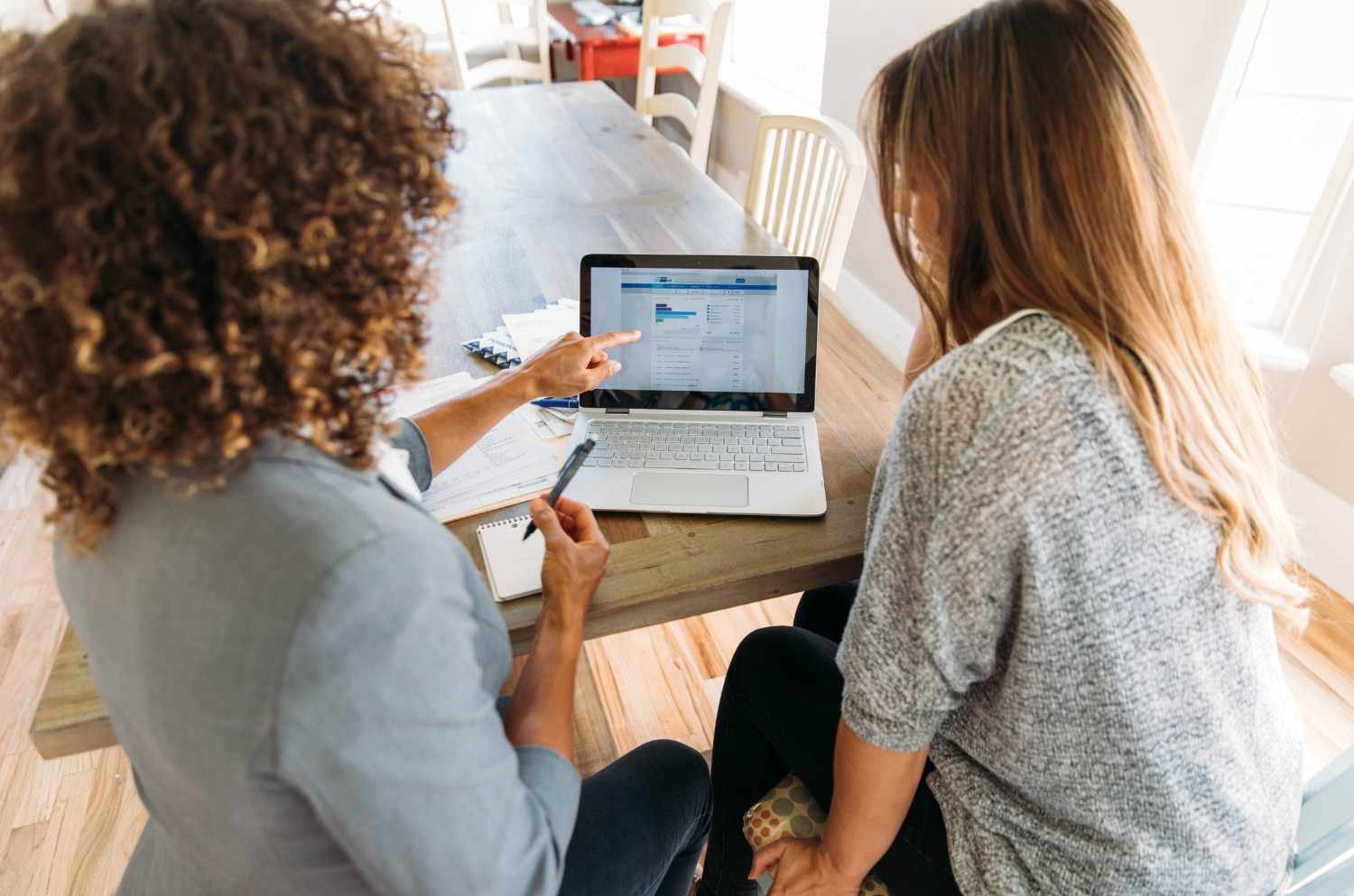 Business owner working