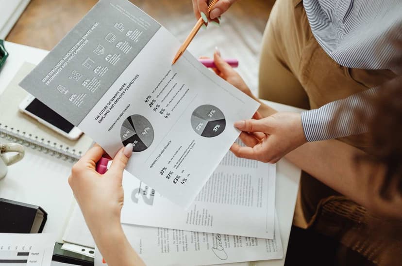 Business owner working